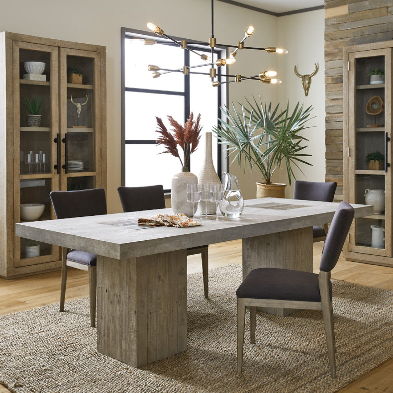 Phillip Upholstered Dining Chair Gray