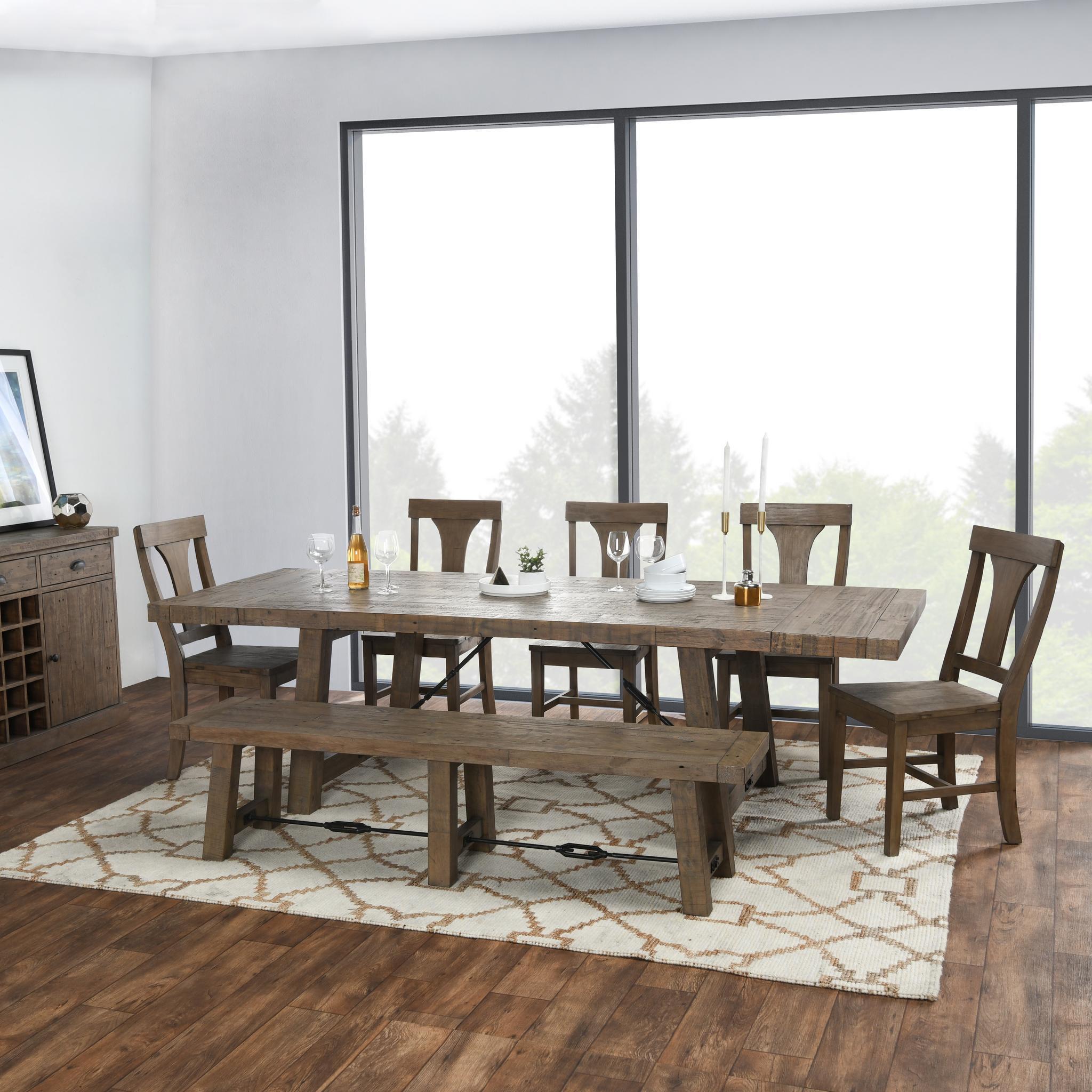 Tuscany Dining Bench - Distressed Brown