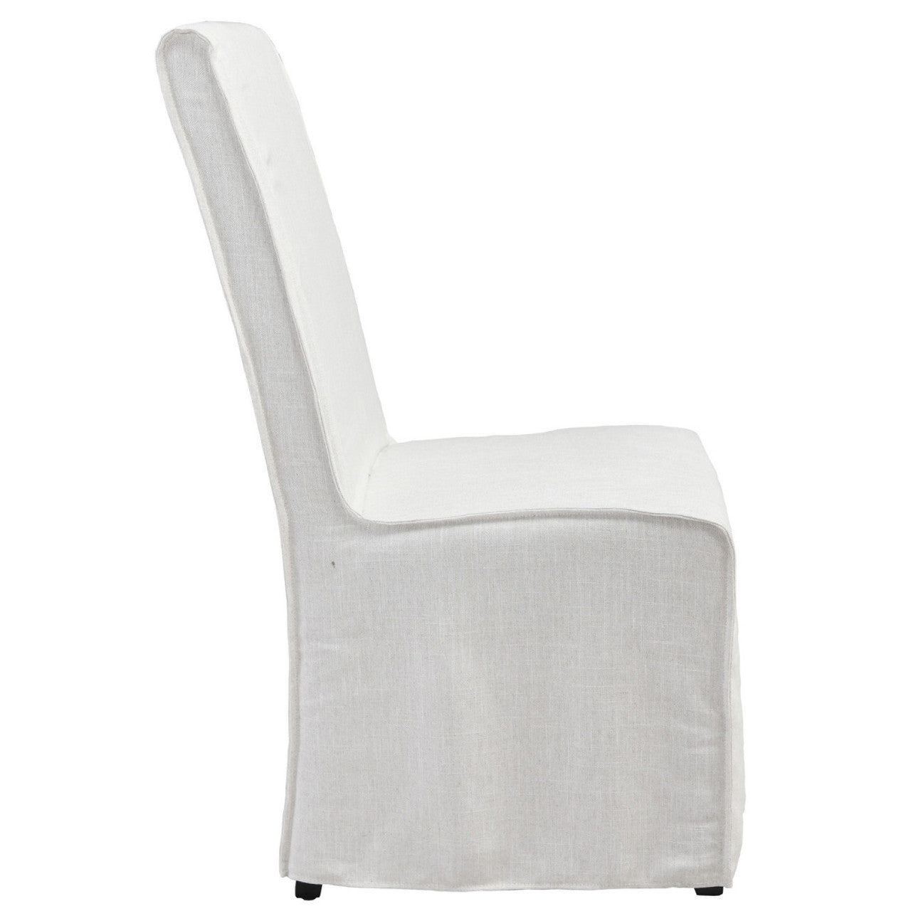 Jordan White Upholstered Dining Chair