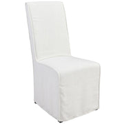 Jordan White Upholstered Dining Chair