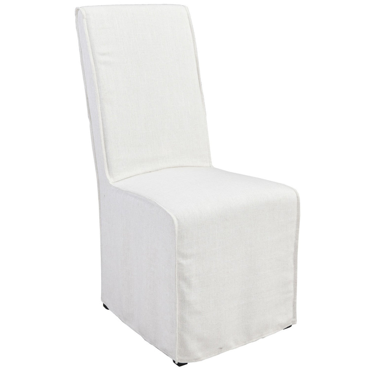 Jordan White Upholstered Dining Chair