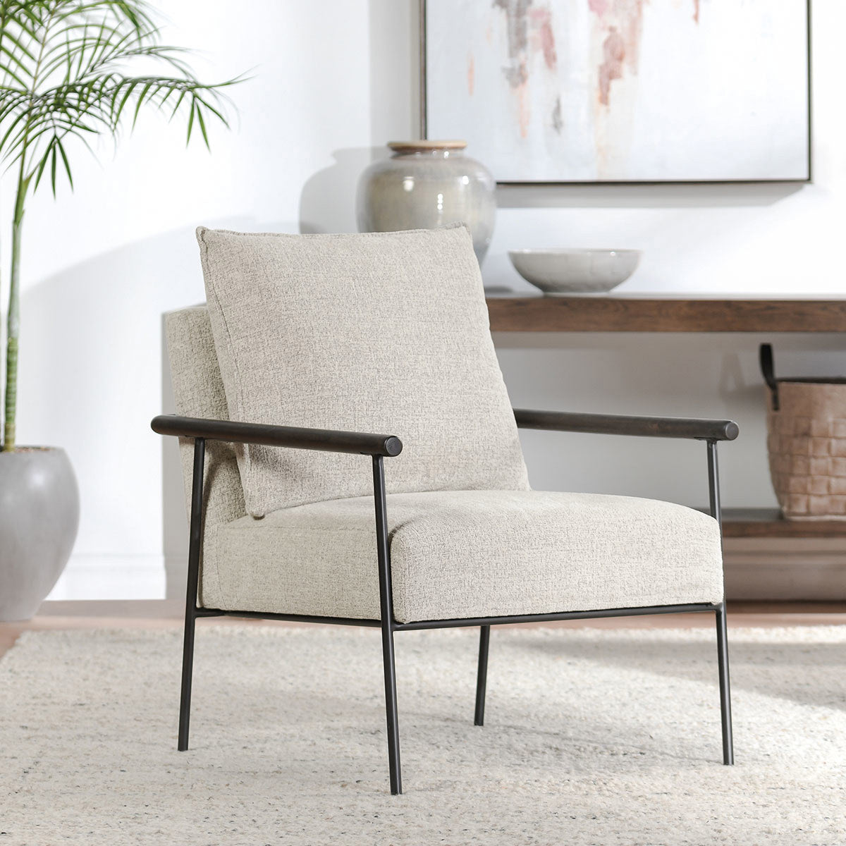 Cohen Accent Chair - Ivory