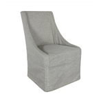 Warwick Dining Chair with Casters - Gray