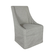 Warwick Dining Chair with Casters - Gray