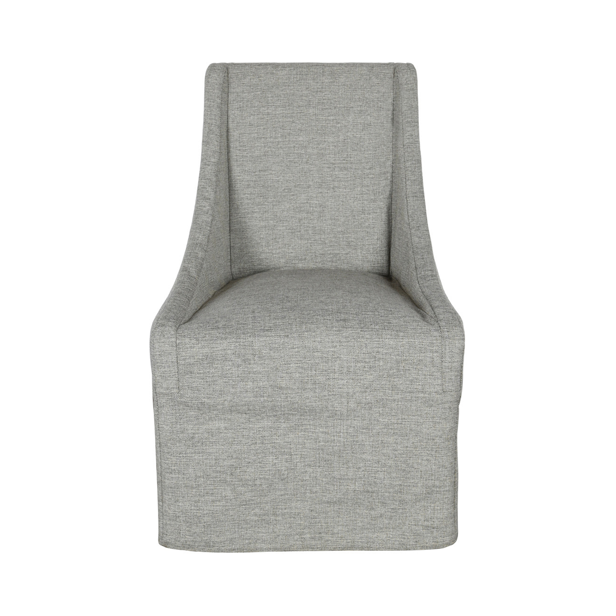 Warwick Dining Chair with Casters - Gray