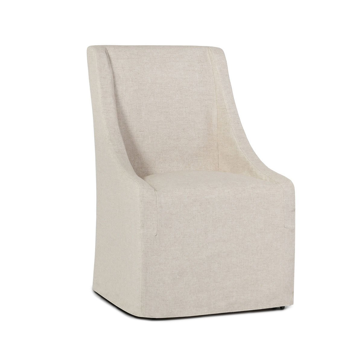 Warwick Dining Chair with Casters - Gray