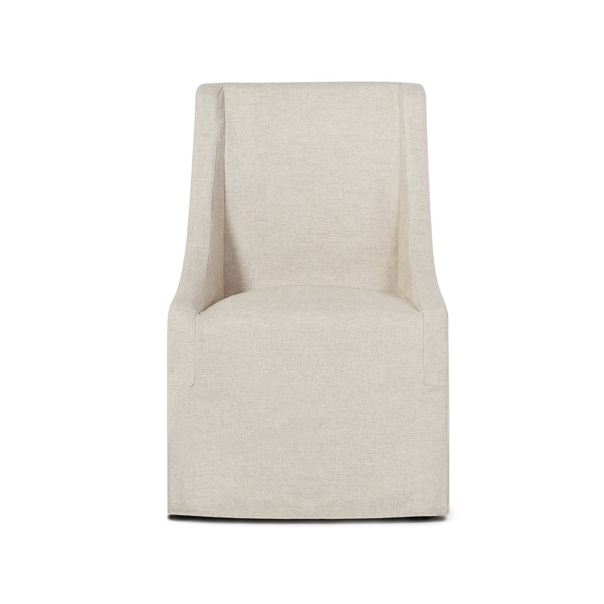 Warwick Dining Chair with Casters - Gray