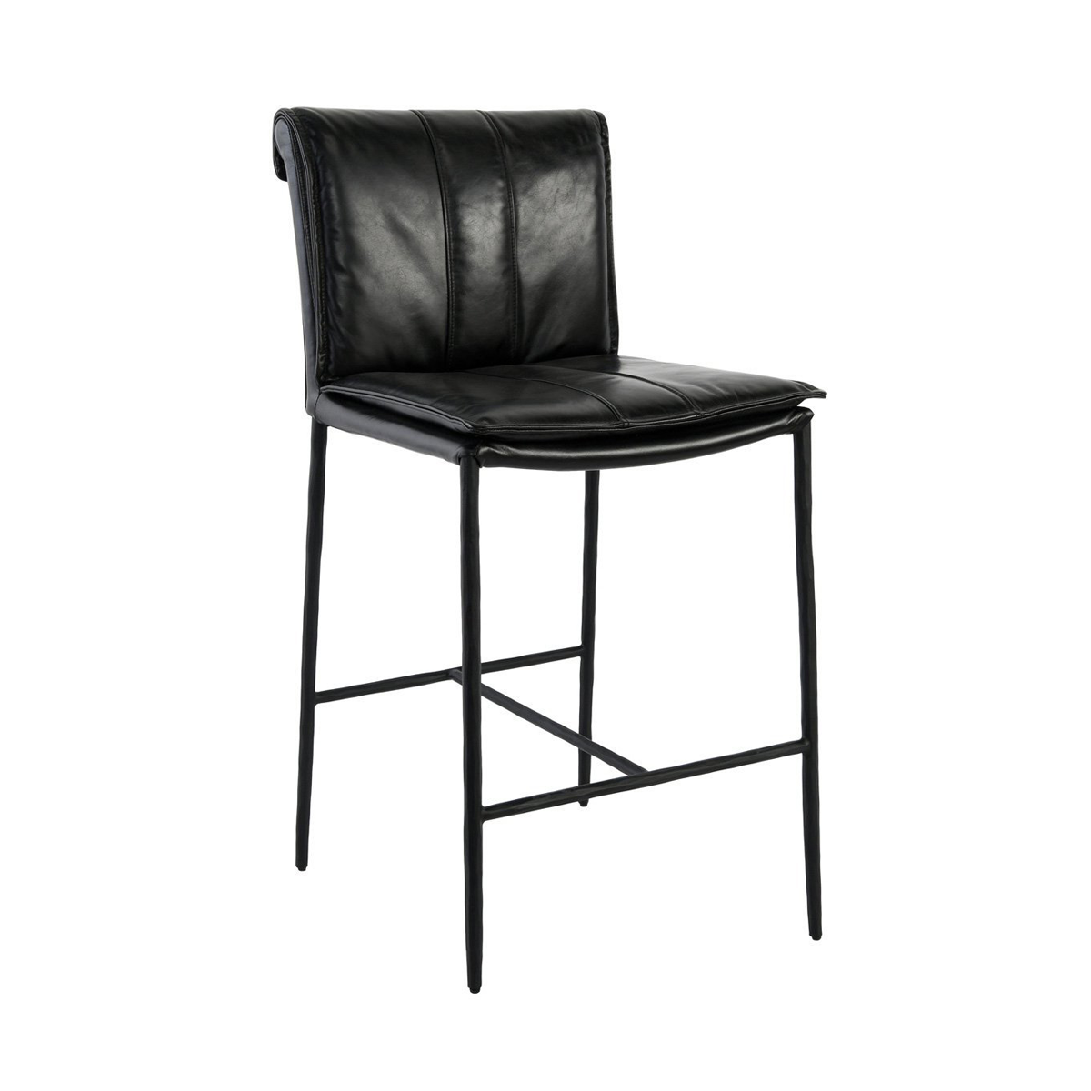 Mayer Counter Stool - Jet Black