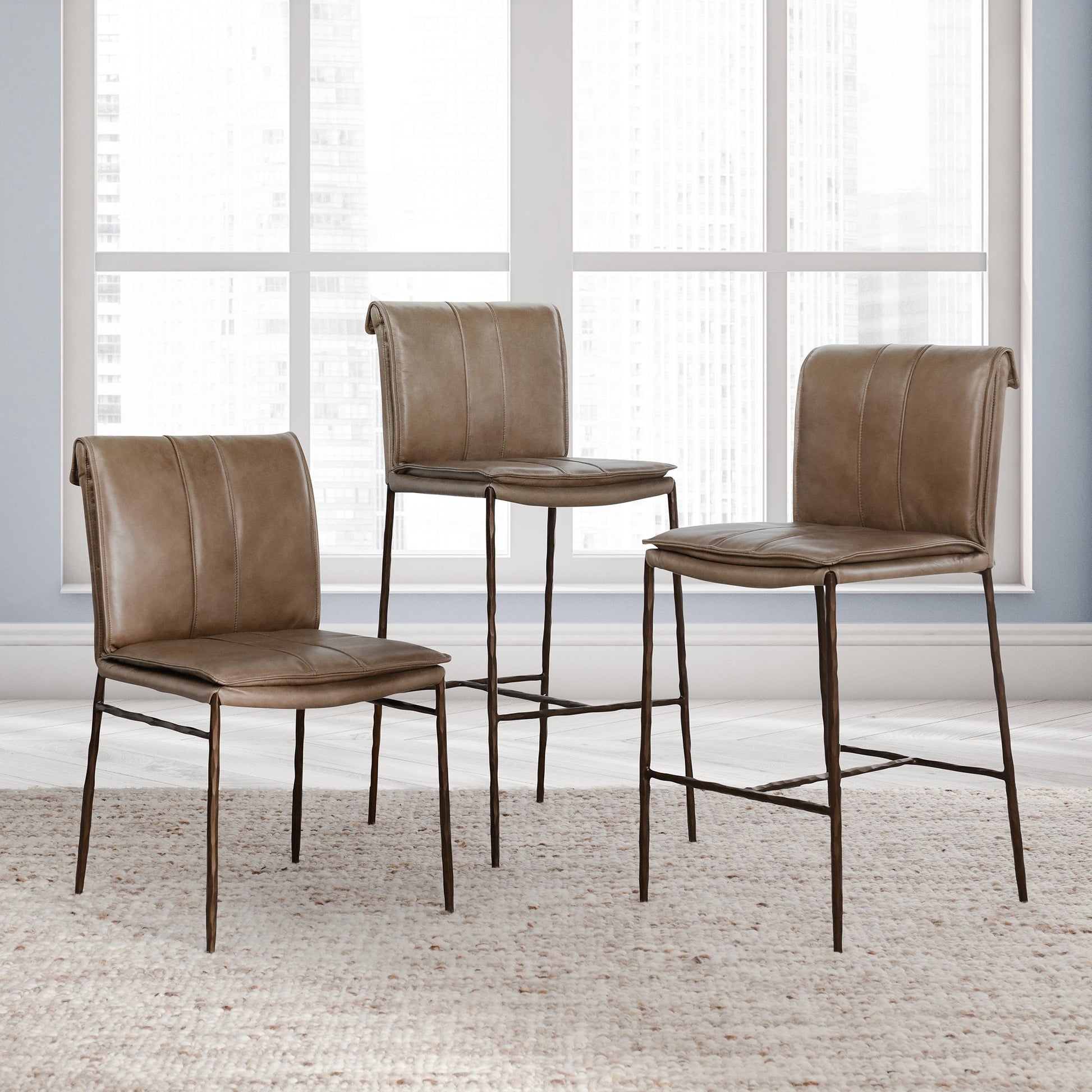 Mayer Counter Stool - Jet Black