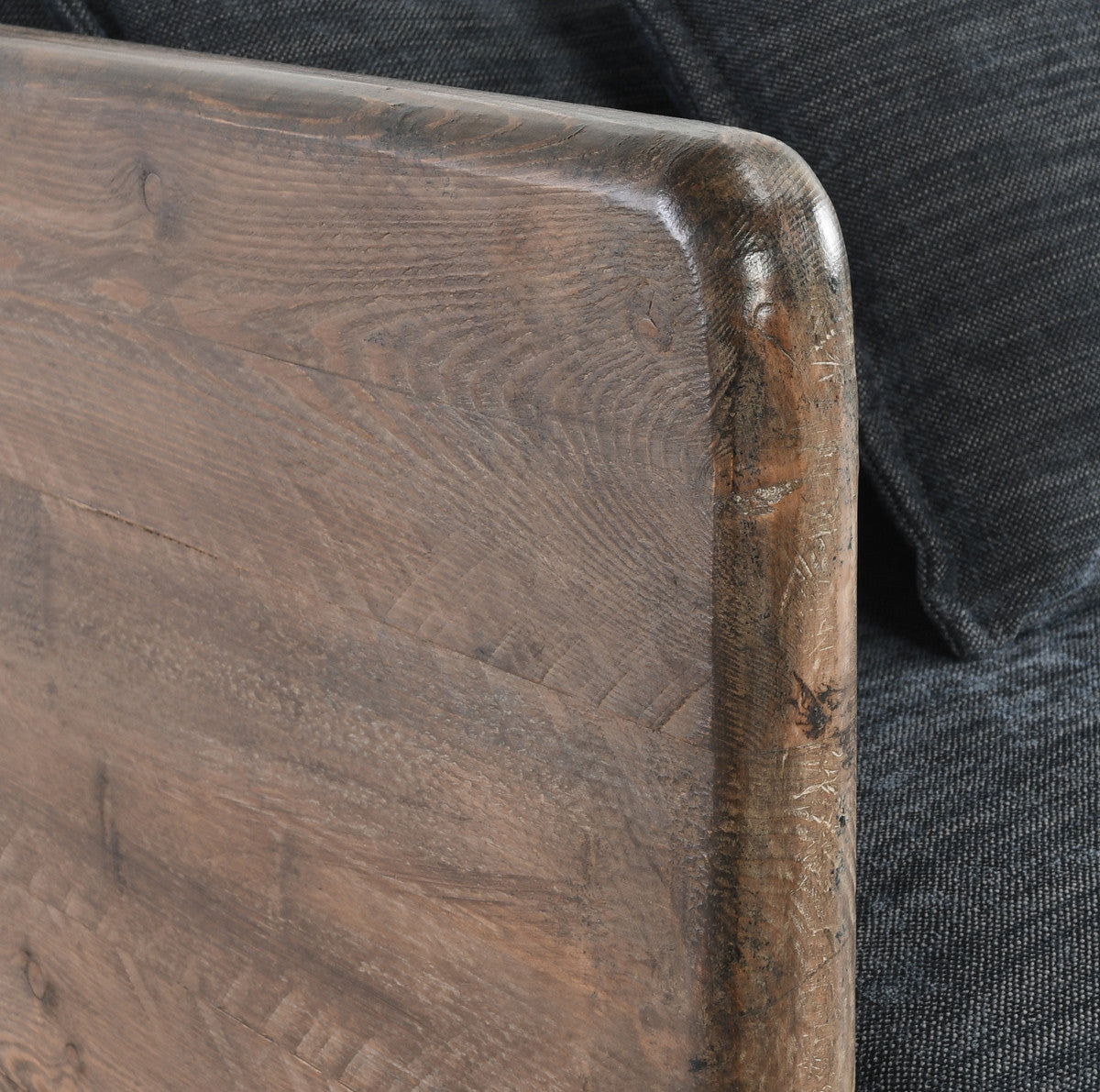 Emmy Reclaimed Wood Sofa - Navy