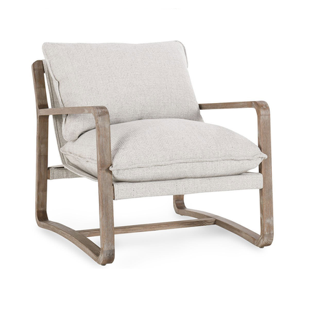 Mariah Upholstered Accent Chair - Natural