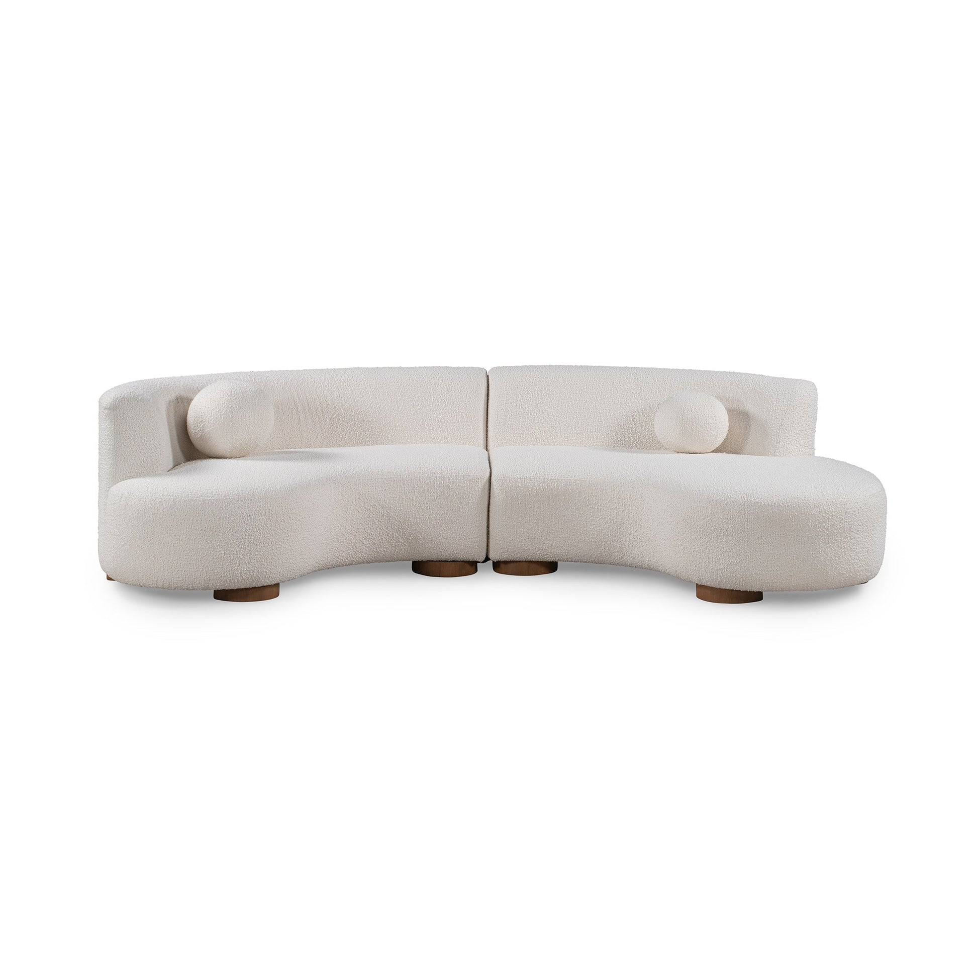 Octavia 2 Piece Sectional - Ivory