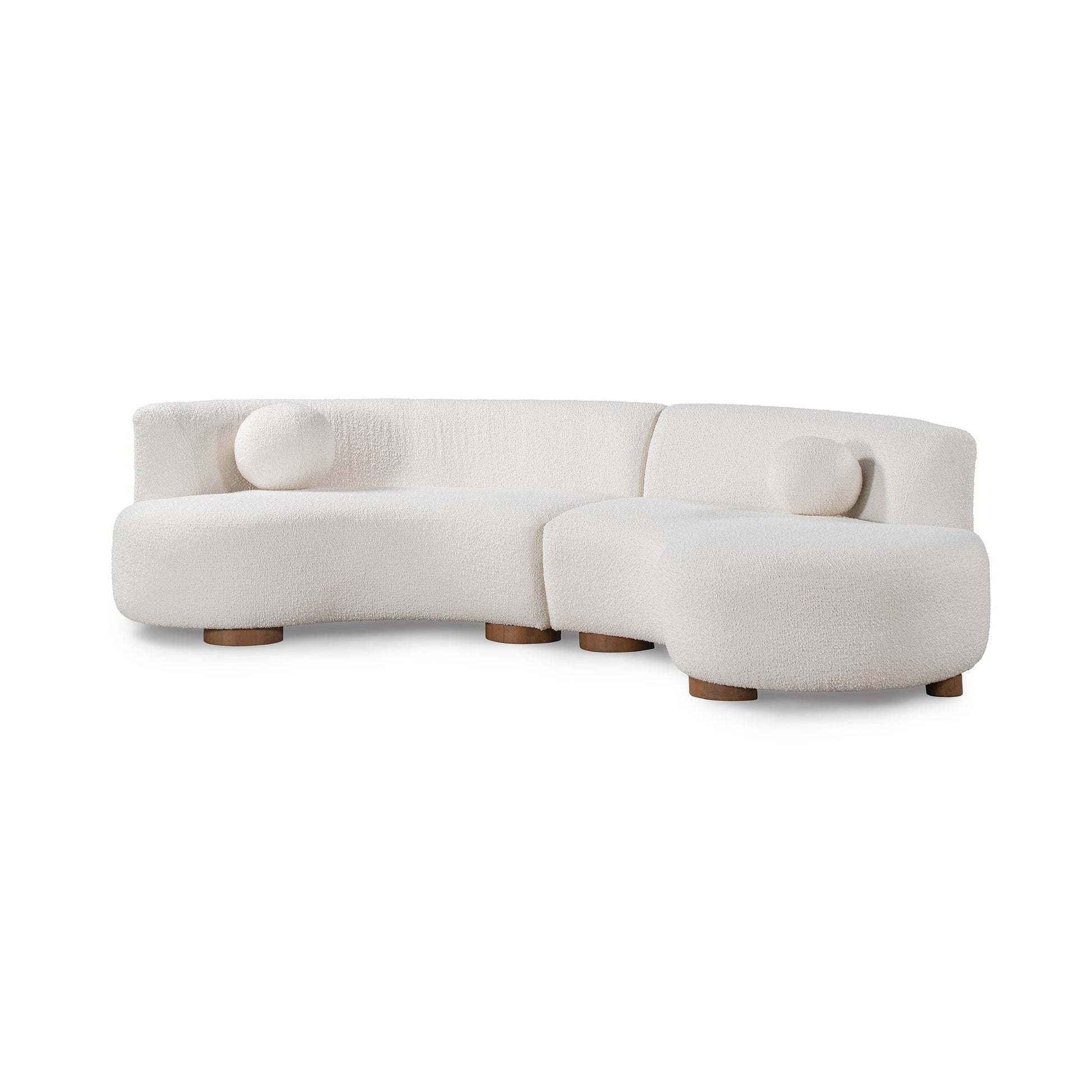 Octavia 2 Piece Sectional - Ivory