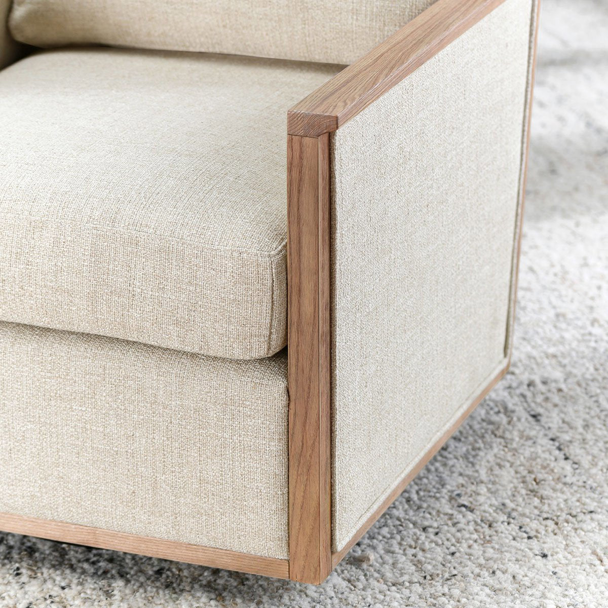 Norman Weave Swivel Chair