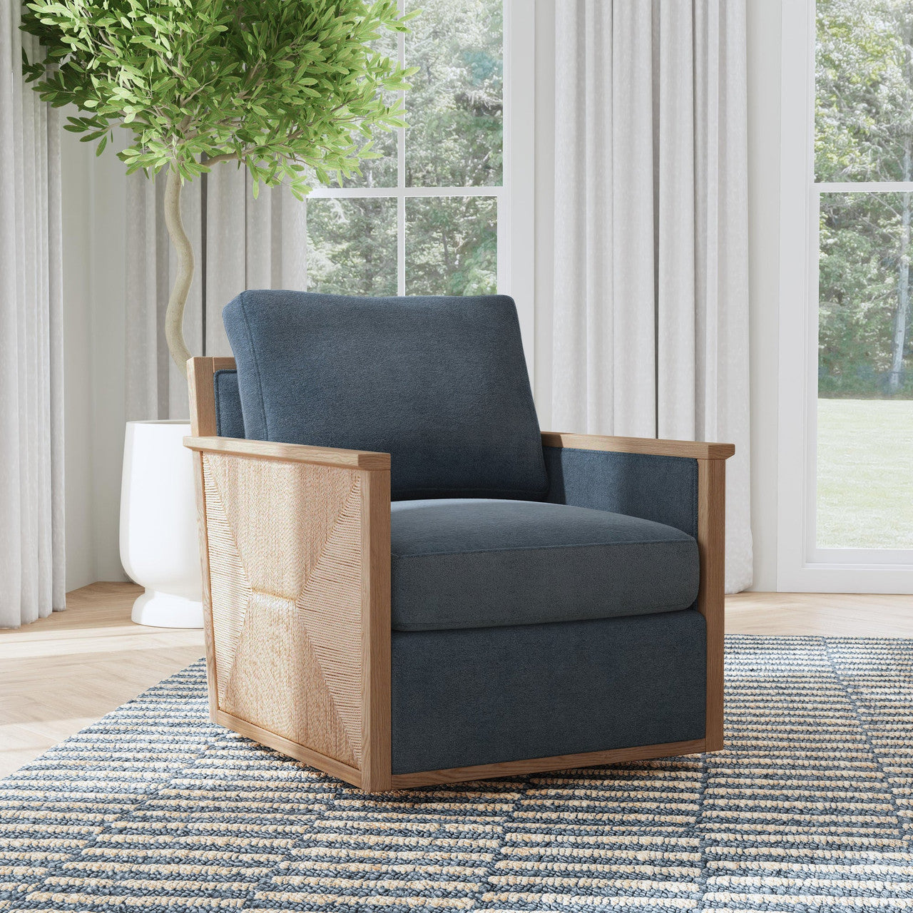Norman Swivel Accent Chair