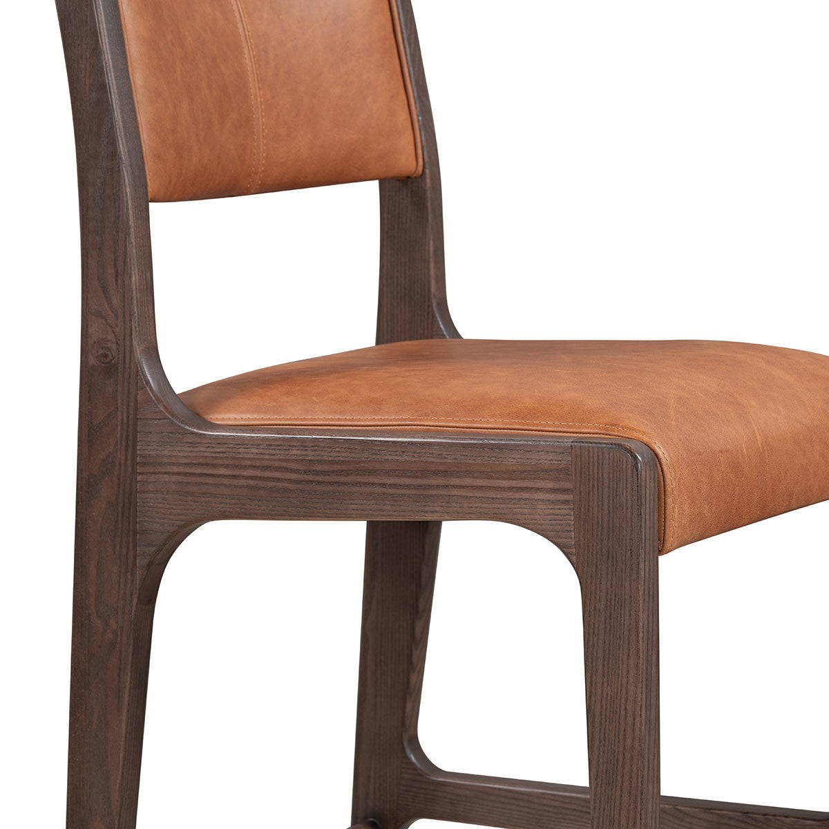 Wayne Leather Bar Stool - Autumn Brown