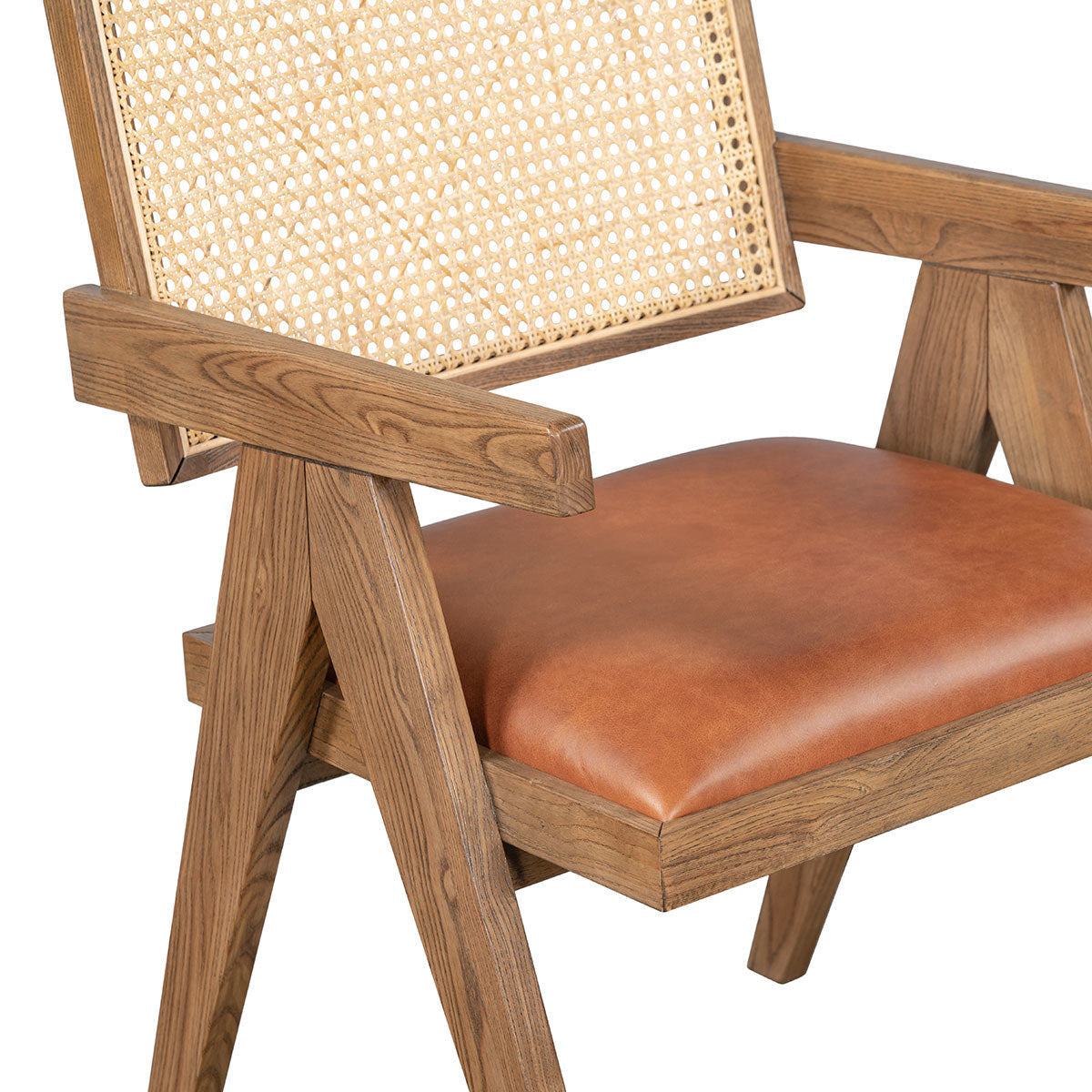 Douglas Leather Seat Dining Chair
