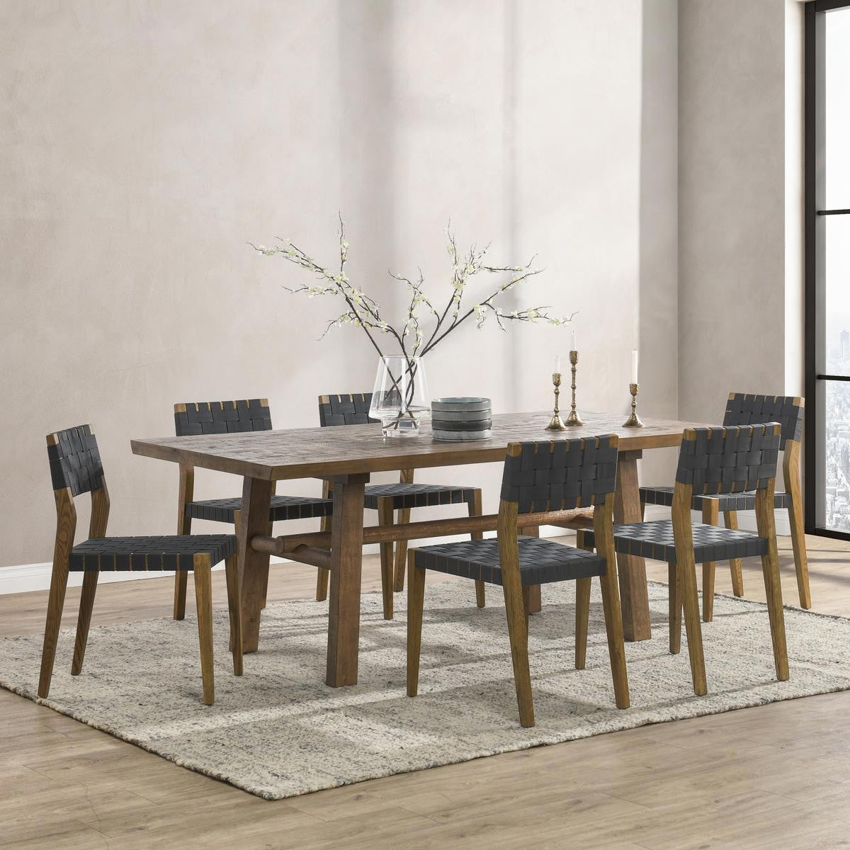 Orlando Wood Set of 2 Dining Chairs
