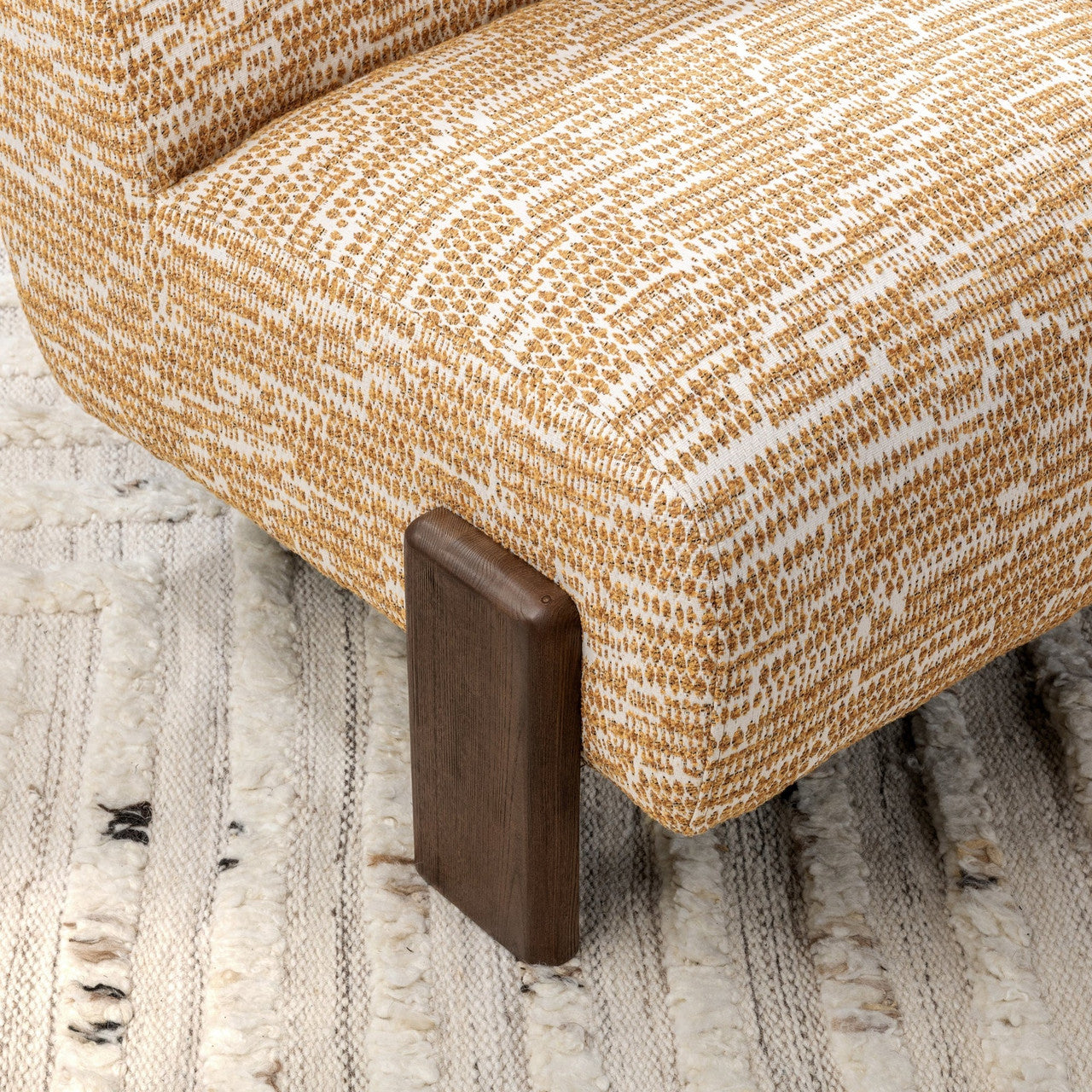 Chelsea Accent Chair - Gold Pattern