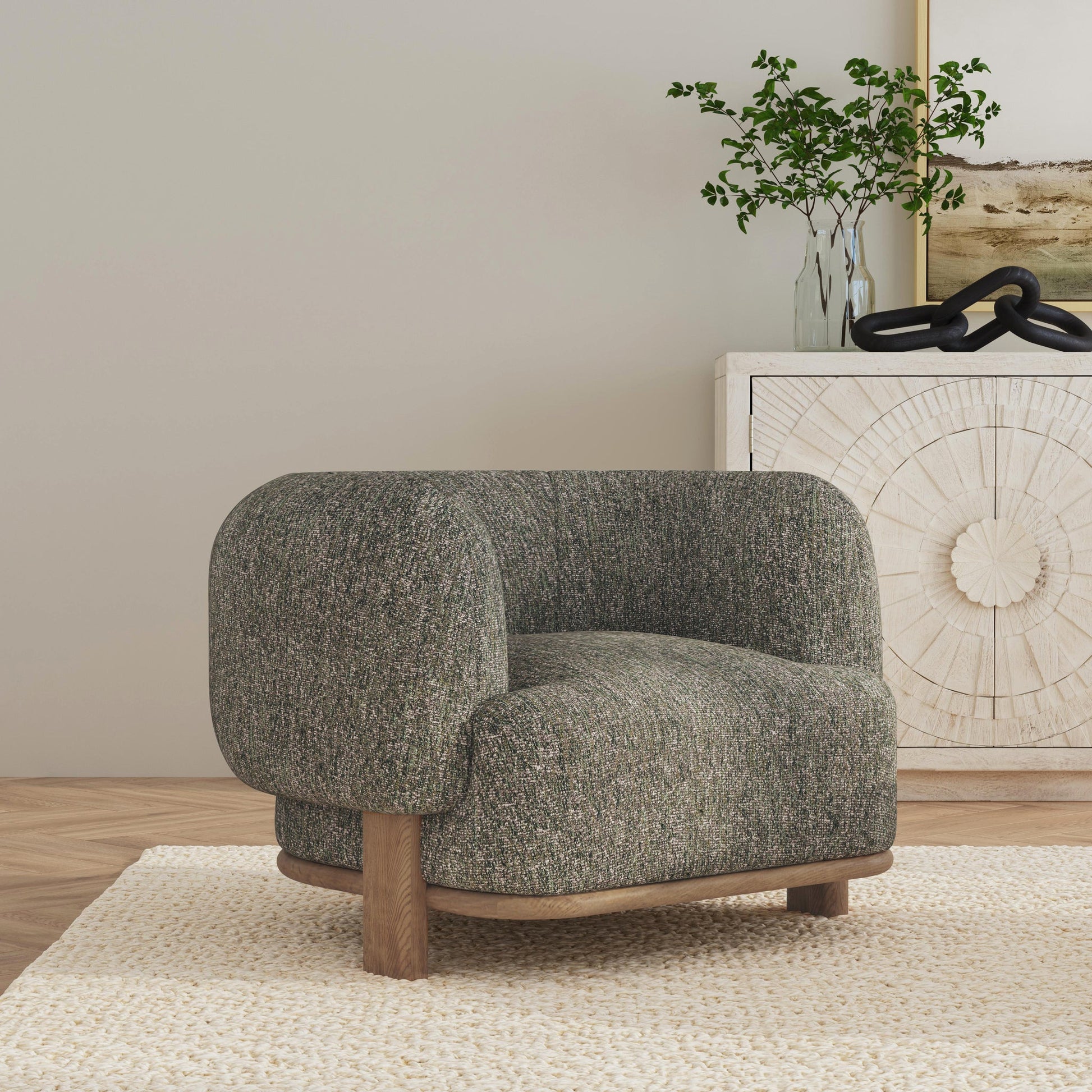 Pasadena Accent Chair - Natural