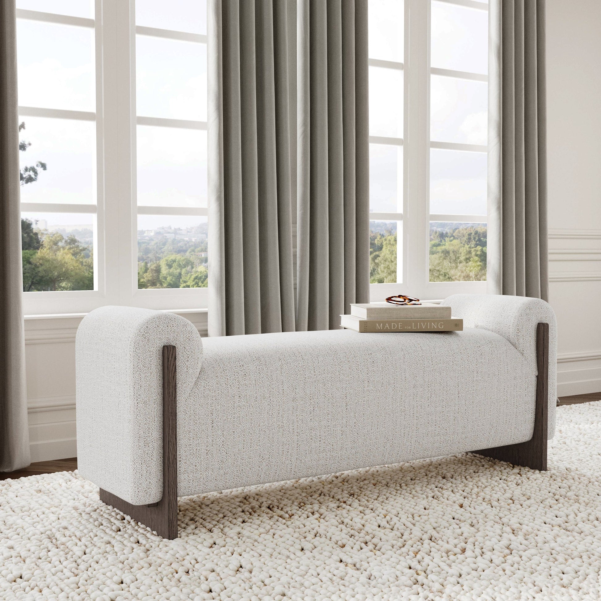 Sierra Accent Bench - Sand
