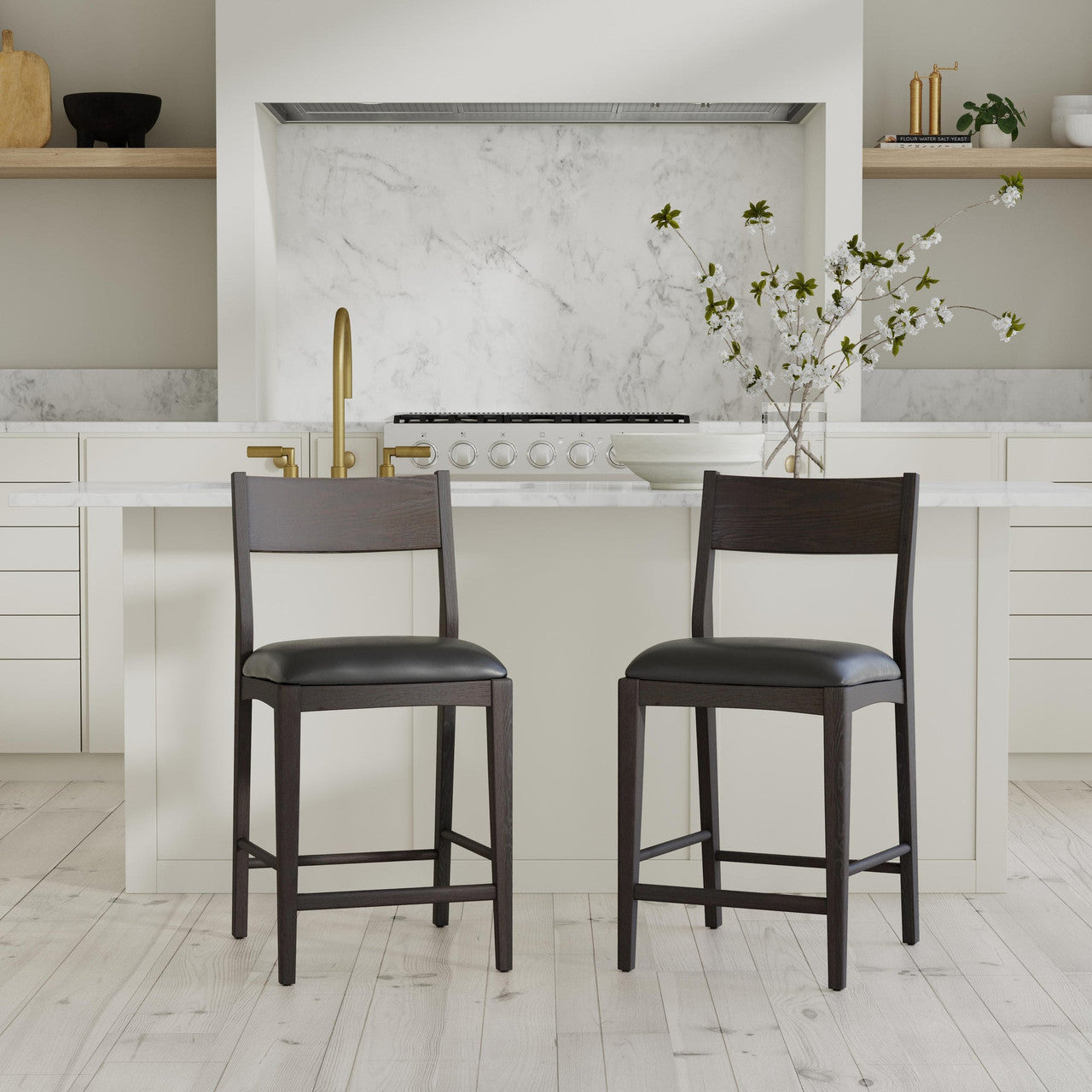 Rooney Leather Bar Stool - 53004797