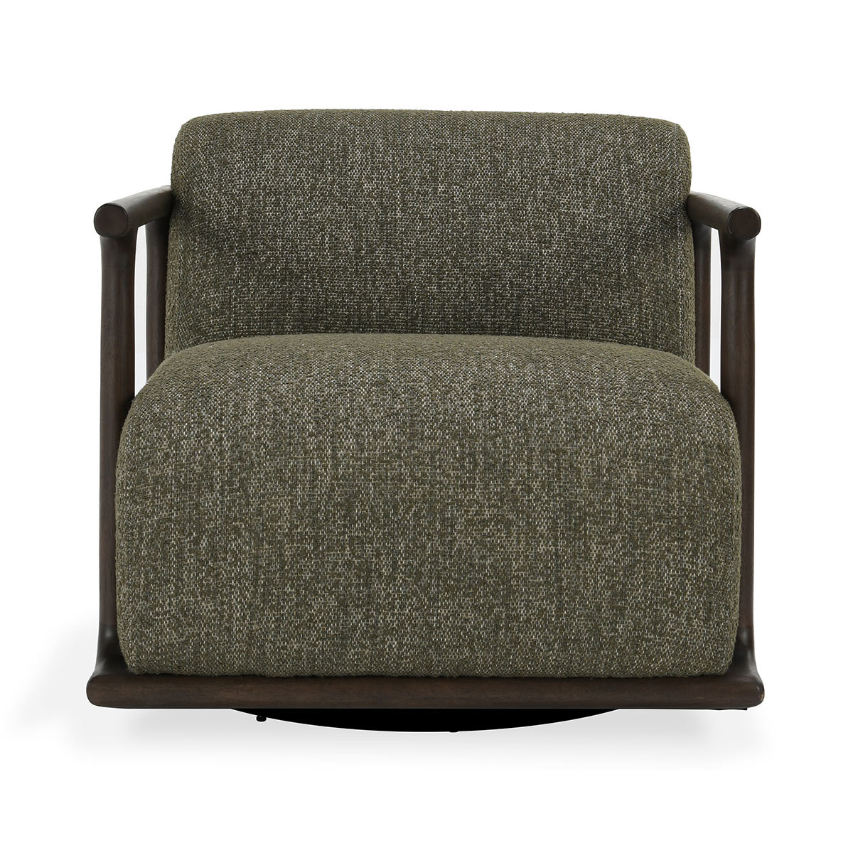 Lucia Swivel Chair - Kale Green