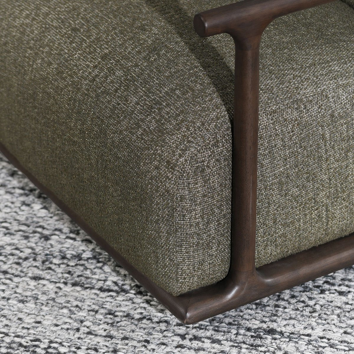 Lucia Swivel Chair - Kale Green