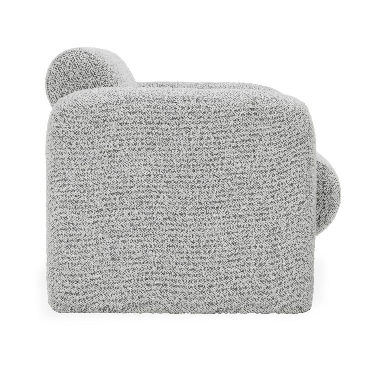 Marcel Boucle Accent Chair Mercury Gray