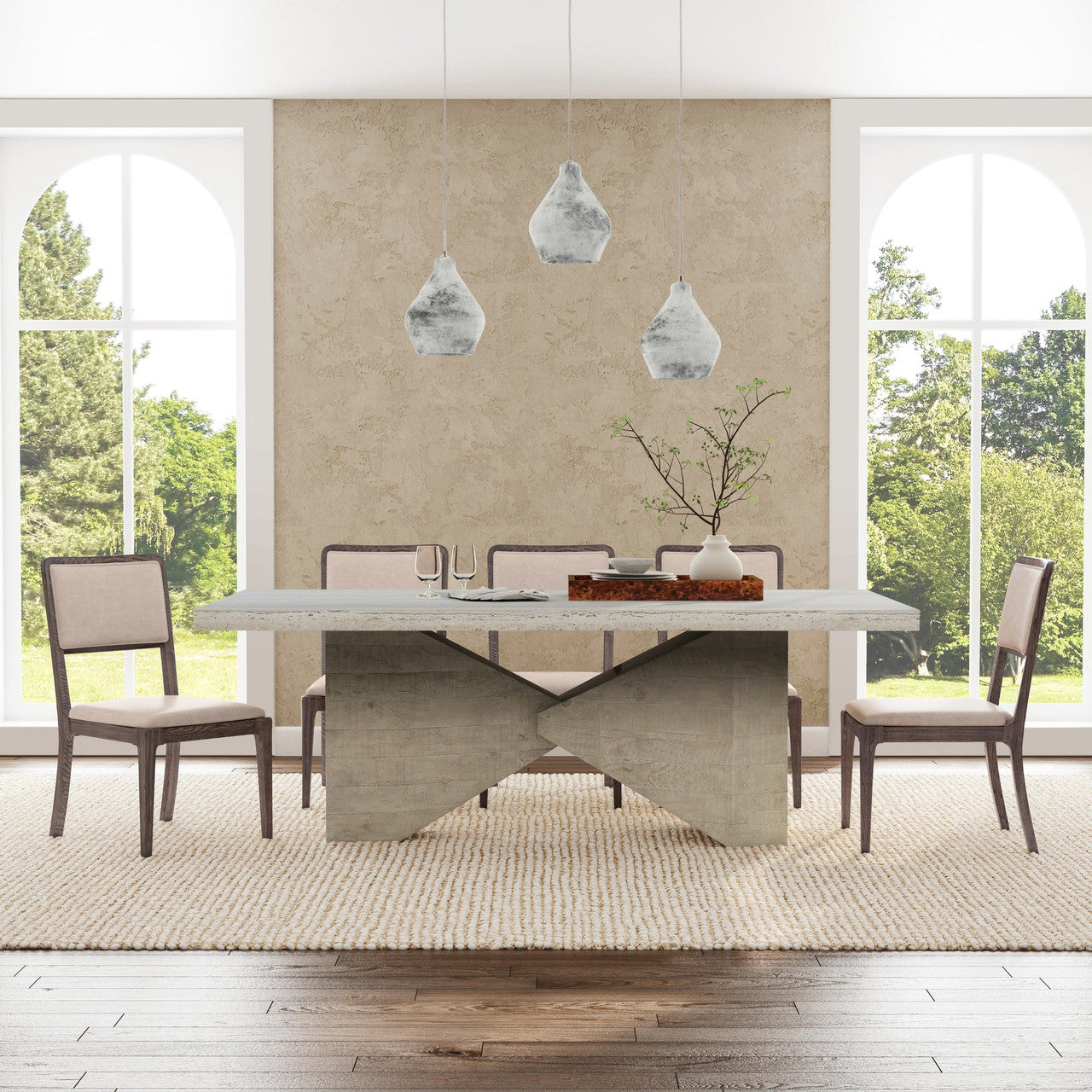 Gia Upholstered Leather Dining Chair