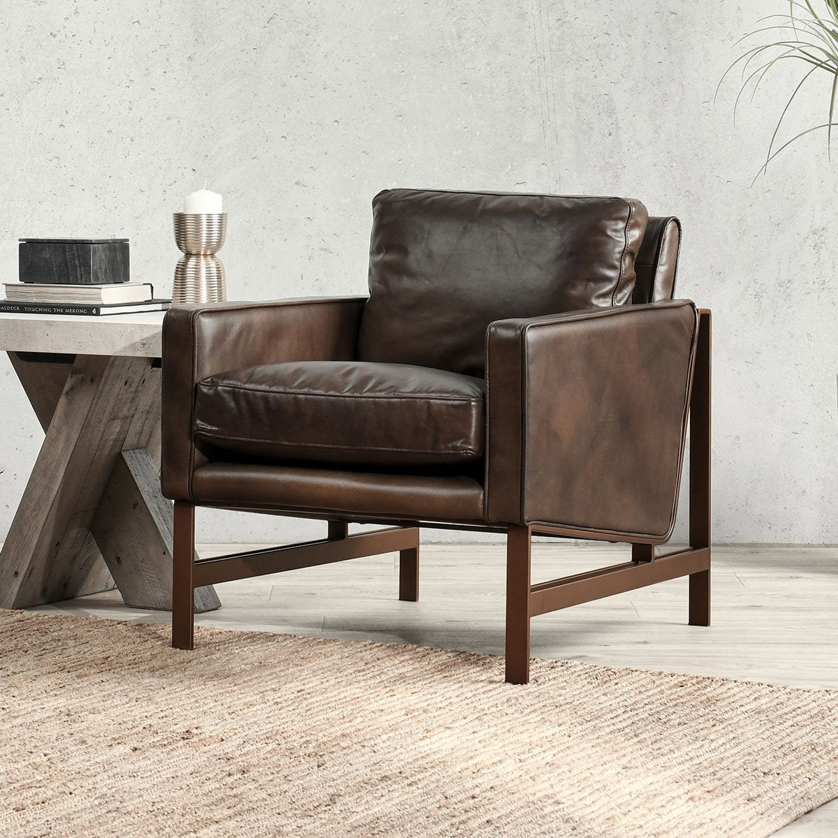 Chazzie Accent Chair - Truffle Brown