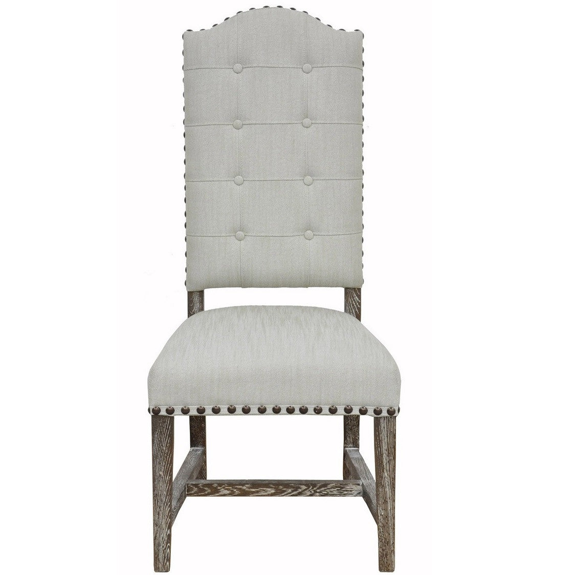Drake Upholstered Tufted Dining Room Chair with nailheads