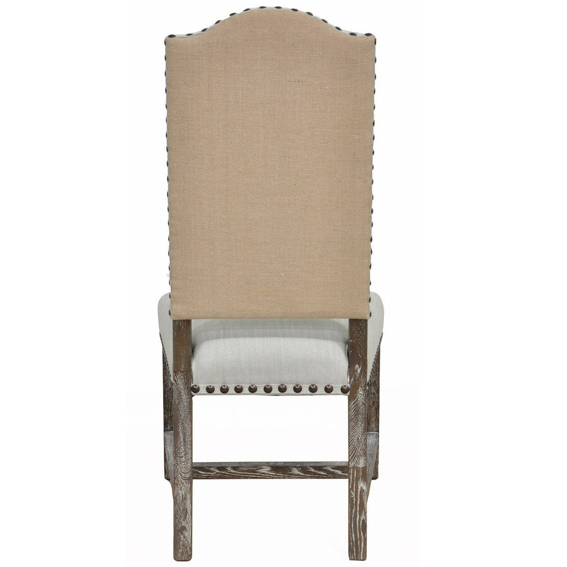 Drake Upholstered Tufted Dining Room Chair with nailheads