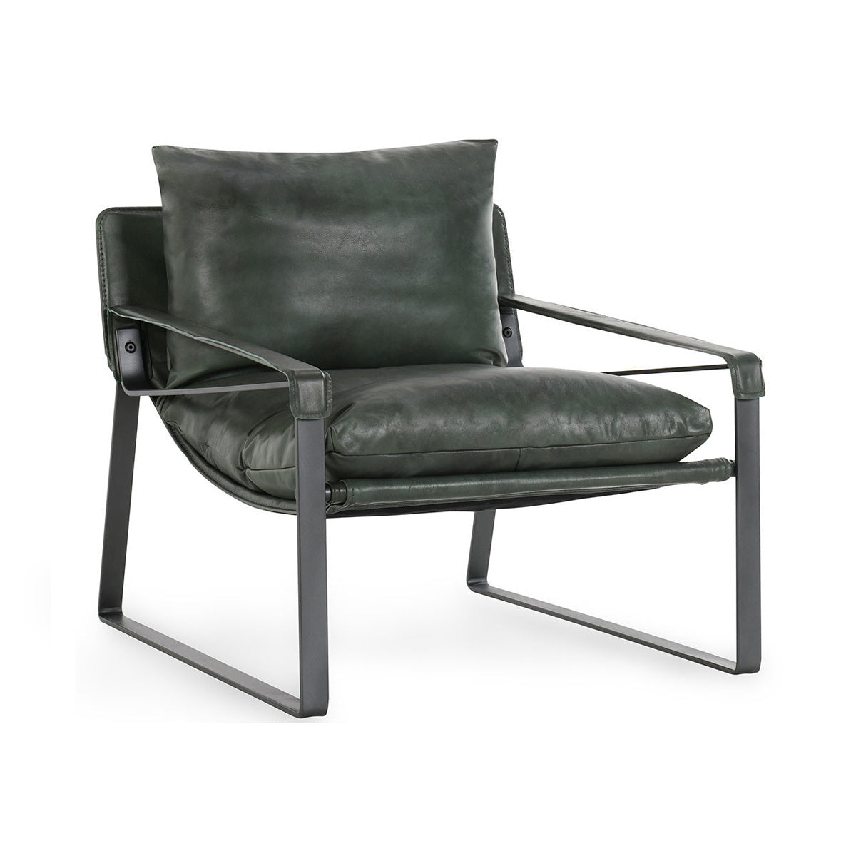 Morgan Leather Accent Chair