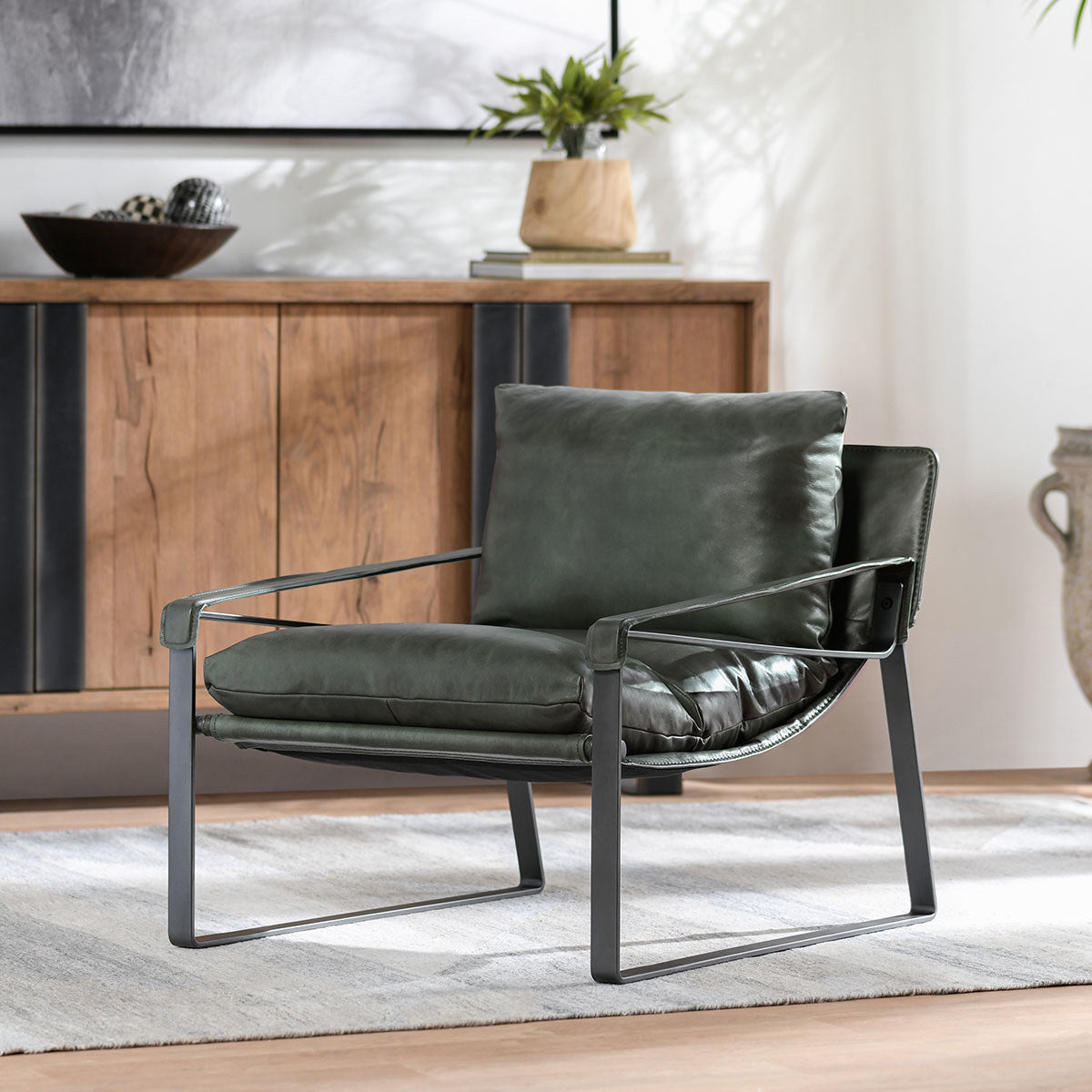 Morgan Accent Chair - Ocean Blue