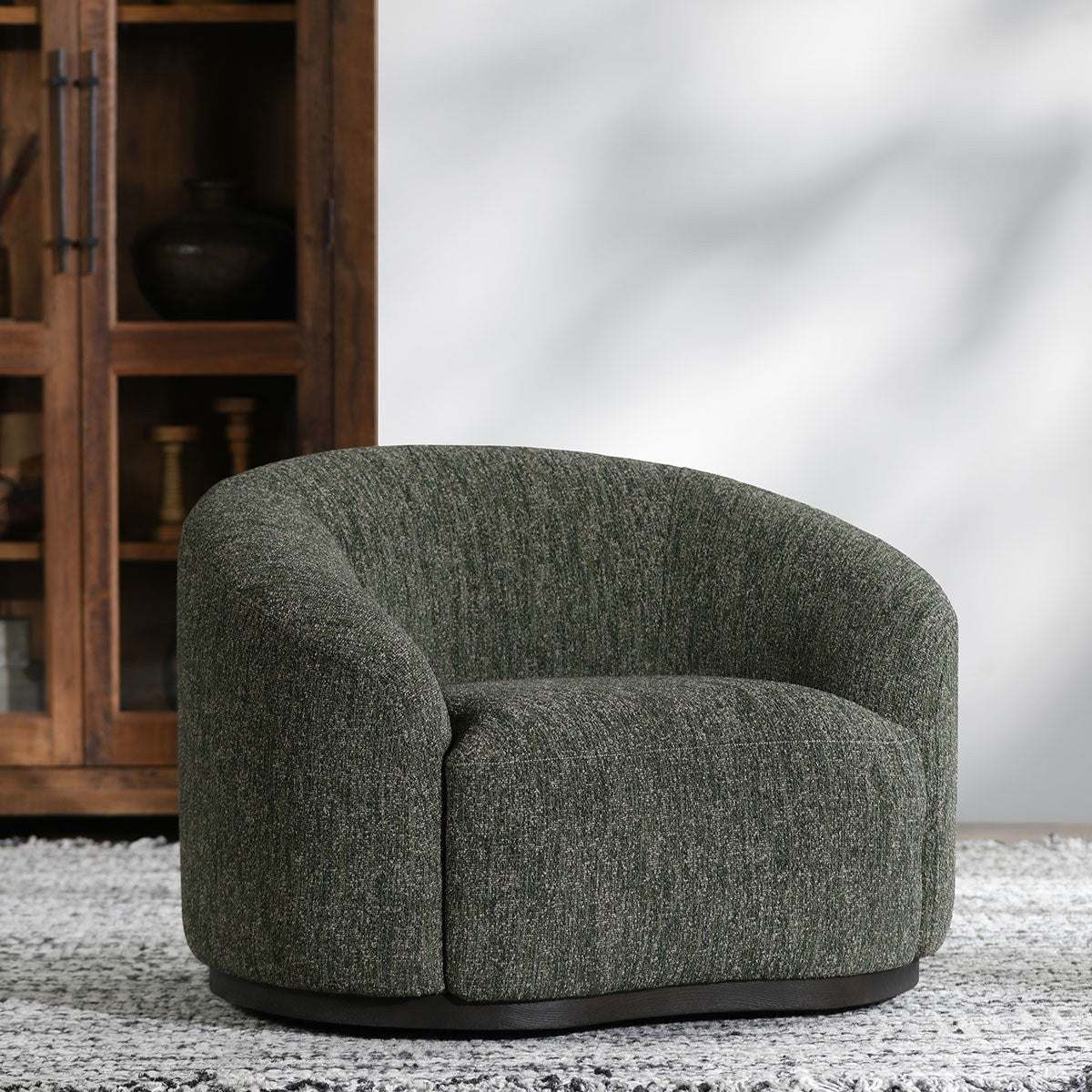Beverly Upholstered Swivel Chair