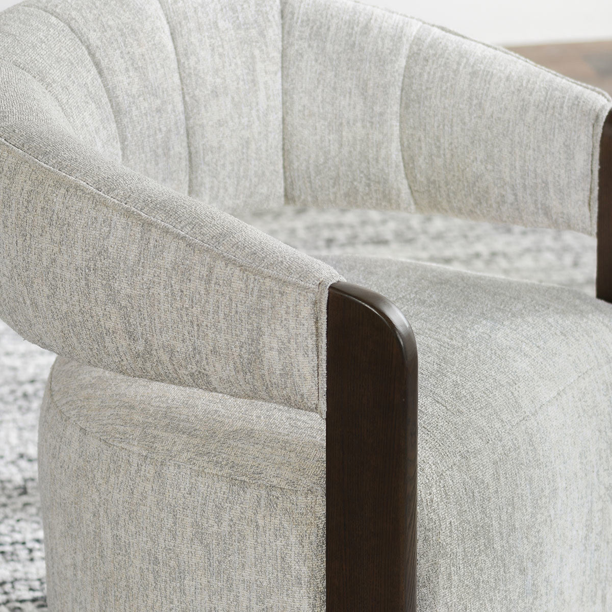 James Swivel Chair - Glacier Gray