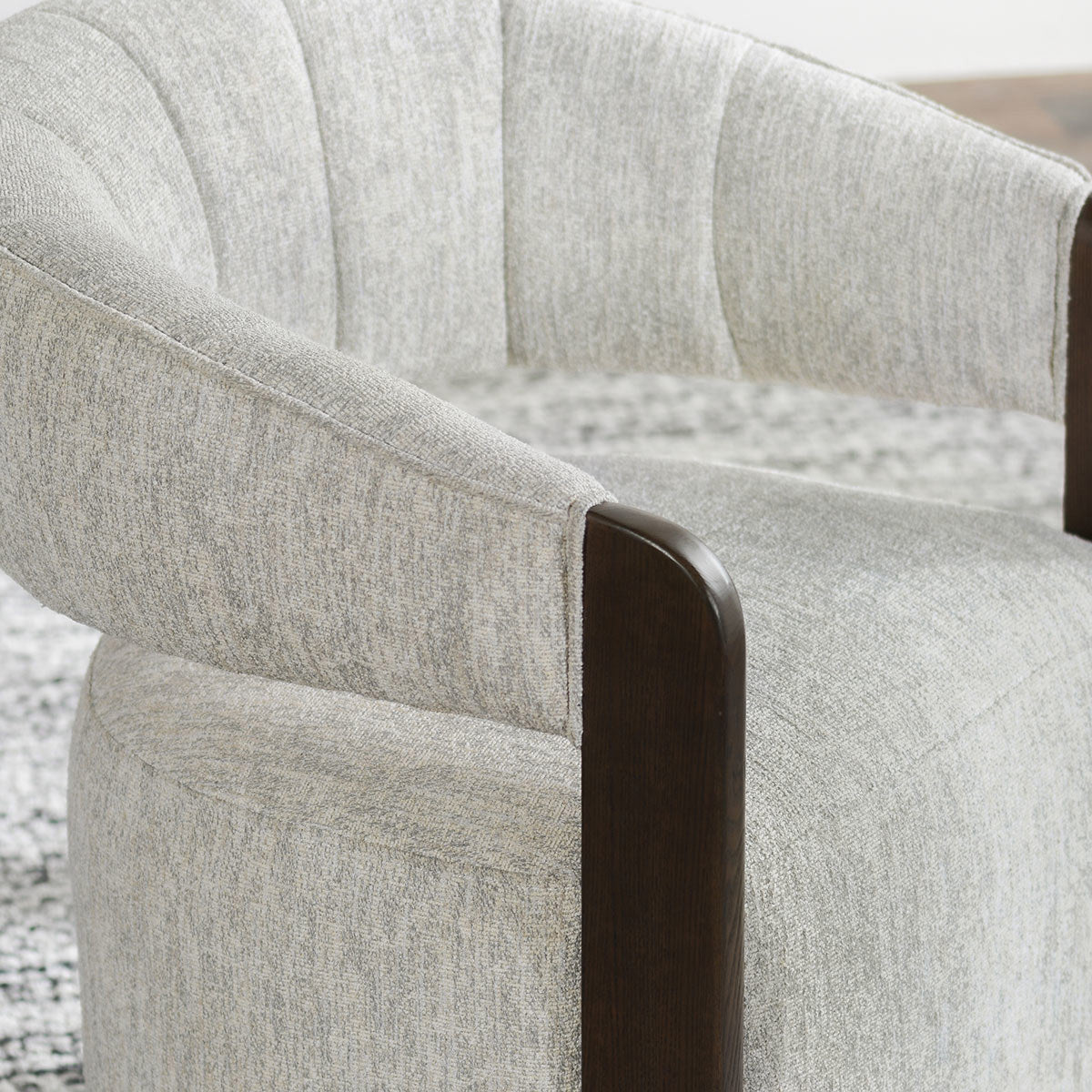 James Upholstered Swivel Chair