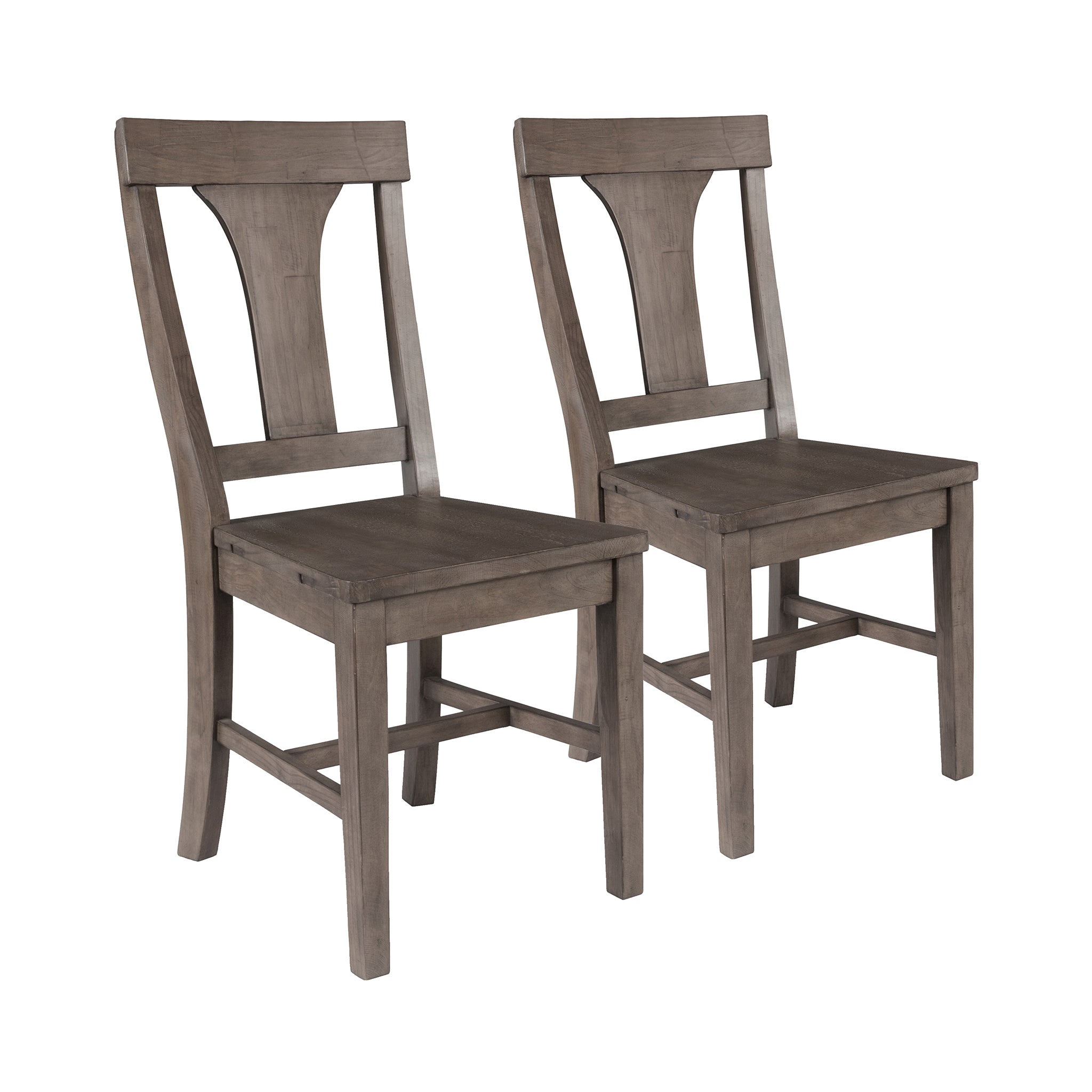 Tuscany Dining Chair Distressed Set of 2 - Brown
