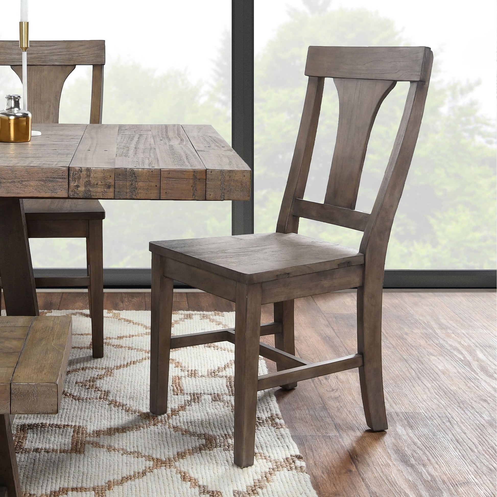 Tuscany Dining Chair Distressed Set of 2 - Brown