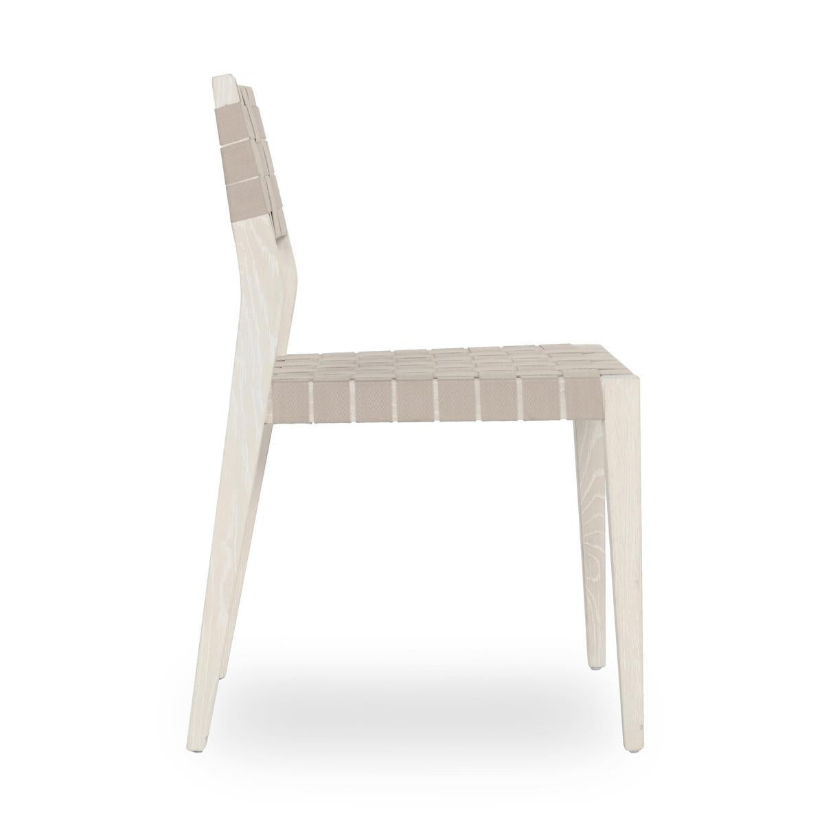 Orlando Dining Chair Set of 2 - Milk White/Taupe