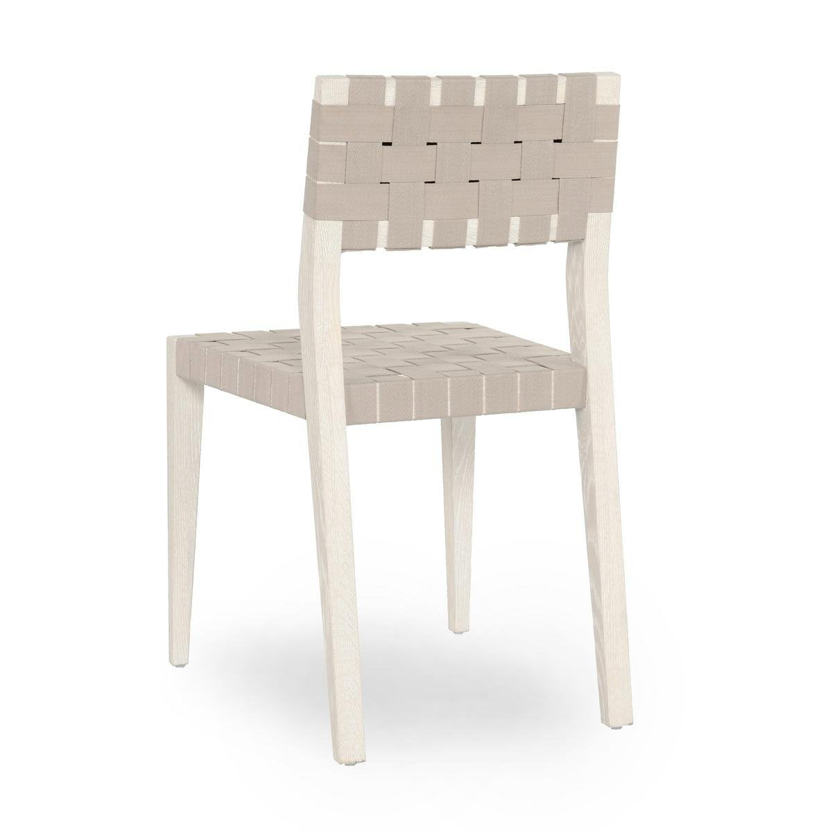 Orlando Dining Chair Set of 2 - Milk White/Taupe