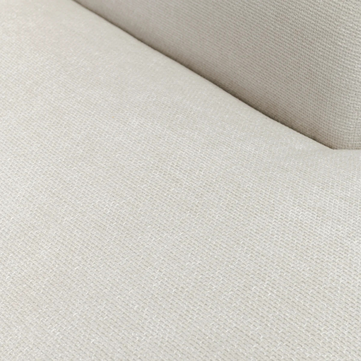 Anniston Ivory Upholstered 2pc RAF Curved Sectional Sofa 126"