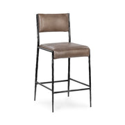 Kayne Leather Counter Stool