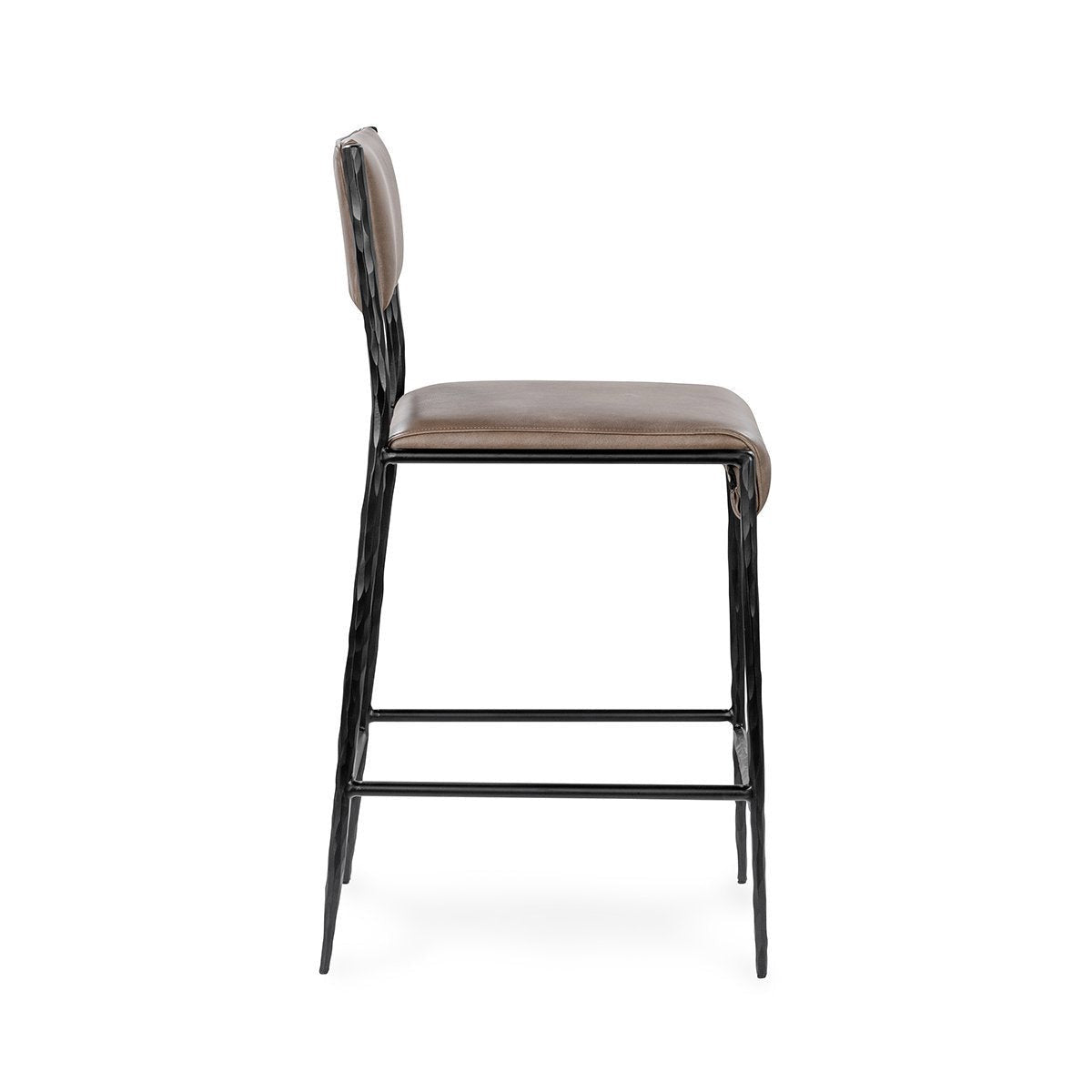 Kayne Leather Counter Stool