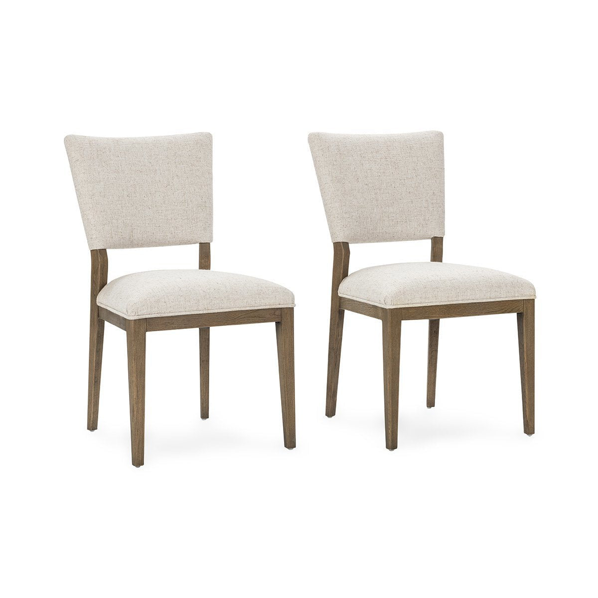 Phillip Upholstered Dining Chair Set of 2 - Oatmeal