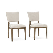 Phillip Upholstered Dining Chair Set of 2 - Oatmeal