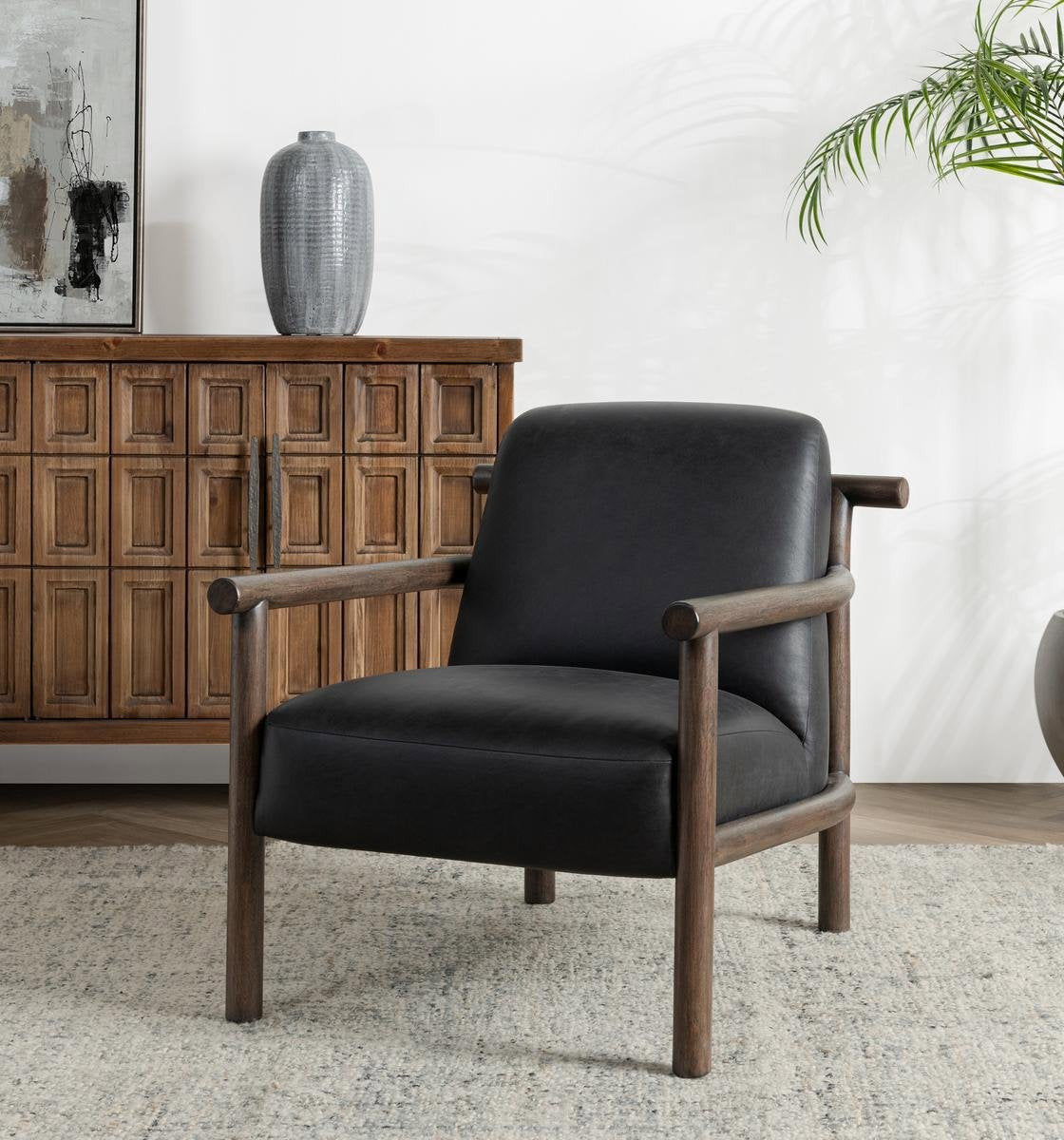 Azoria Leather Accent Chair