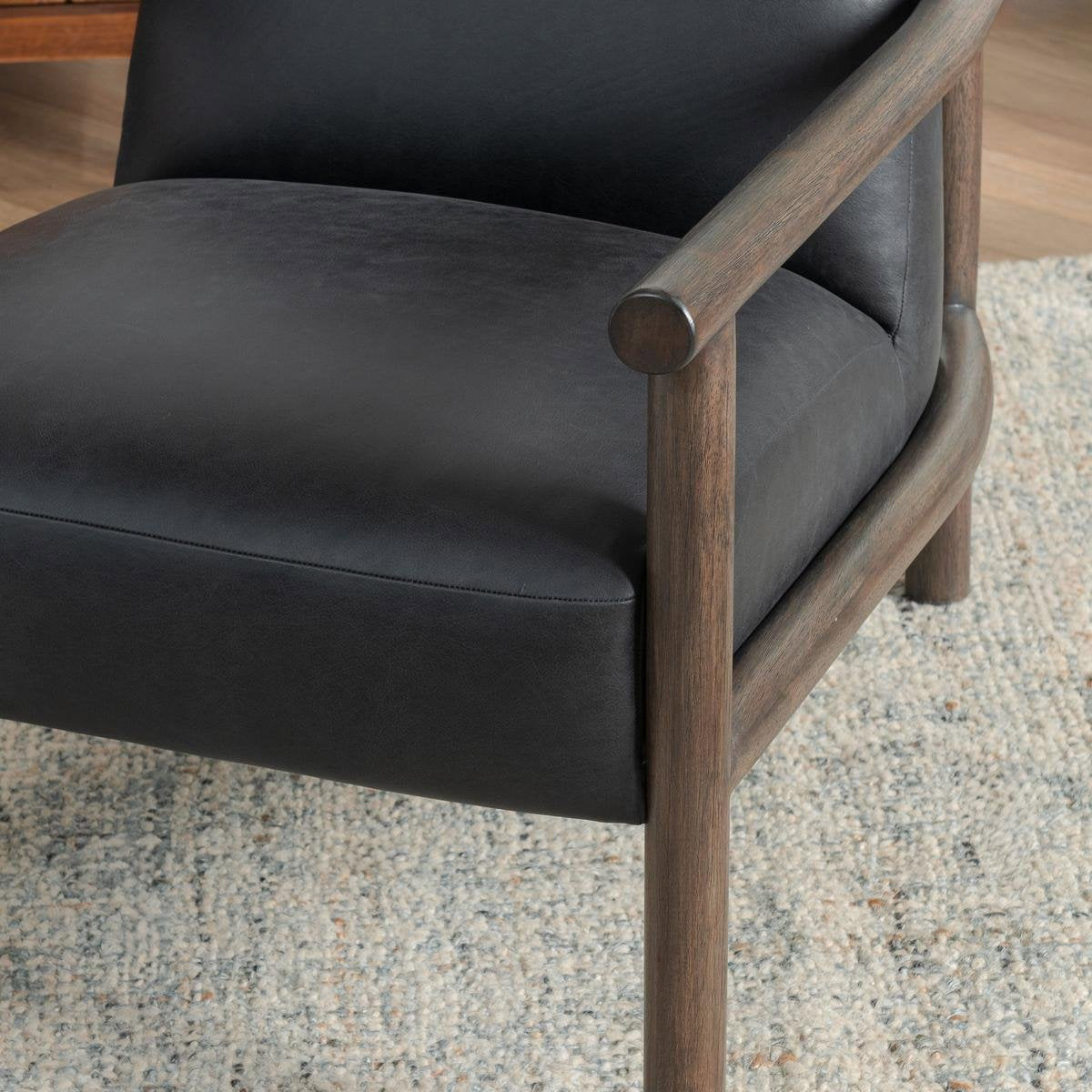 Azoria Leather Accent Chair