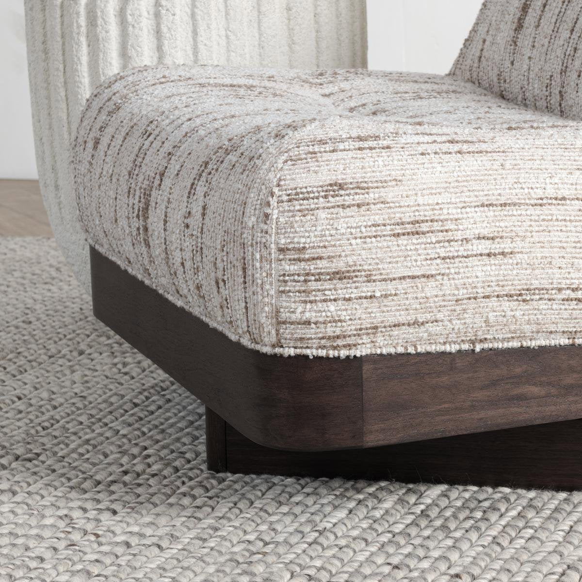 Crandall Swivel Chair - Cocoa Cream